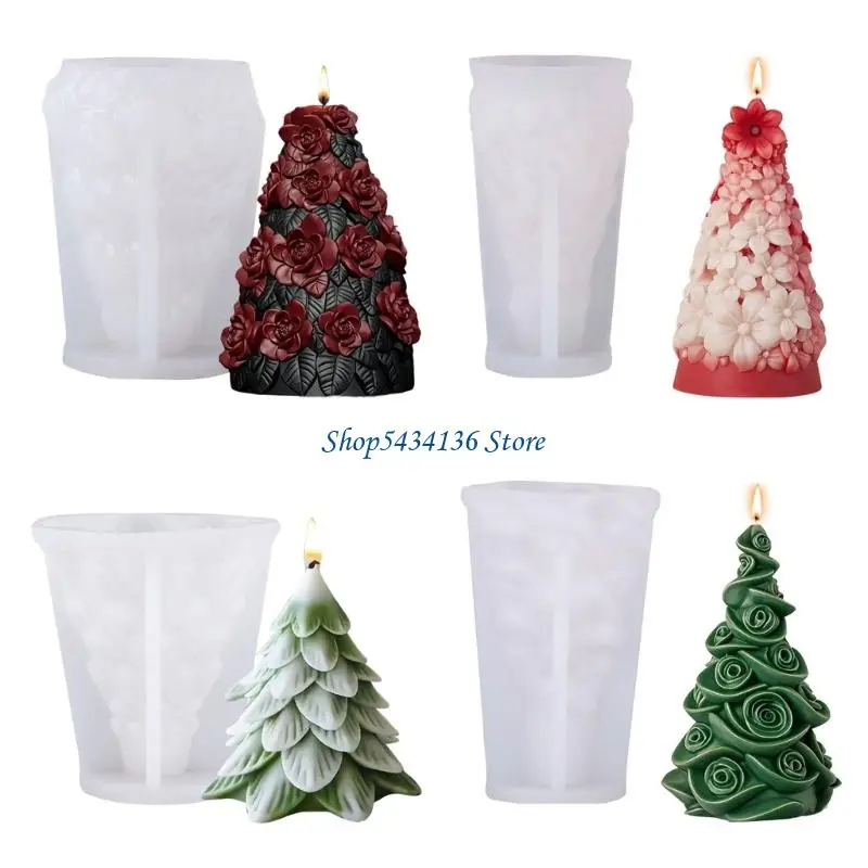 

H7ED Праздничный силиконовый рождественский елочный природная плесень многоразового для выпечки