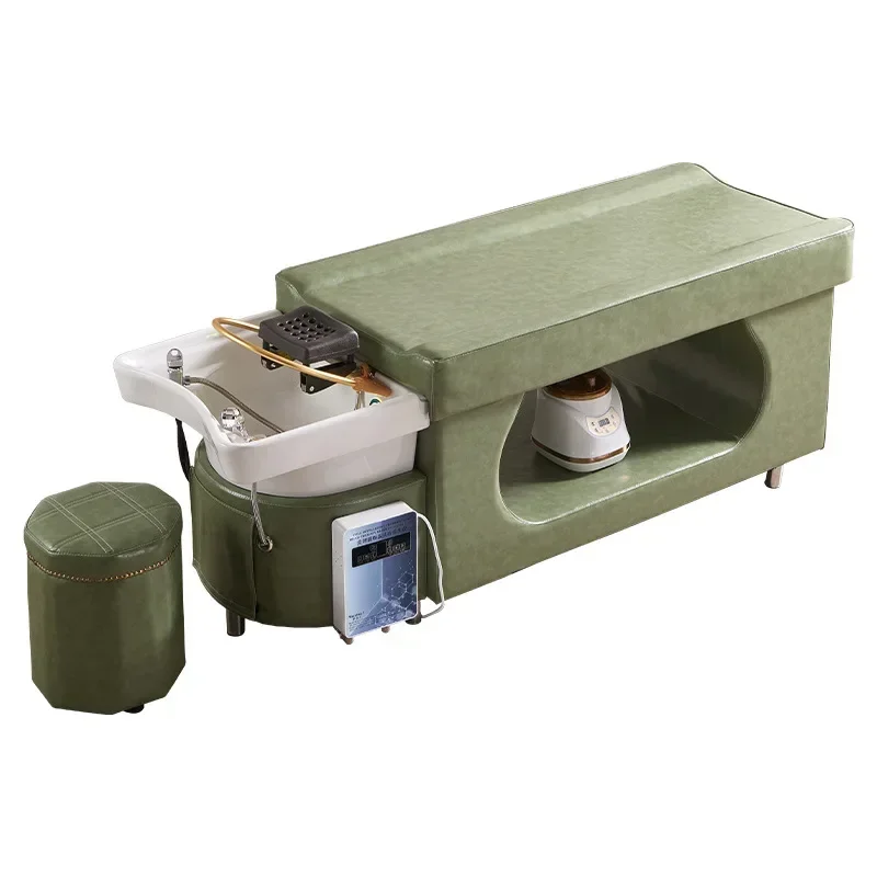 

Massage head bed barber shop special hair salon beauty salon water heater constant water circulation fumigation shampoo bed