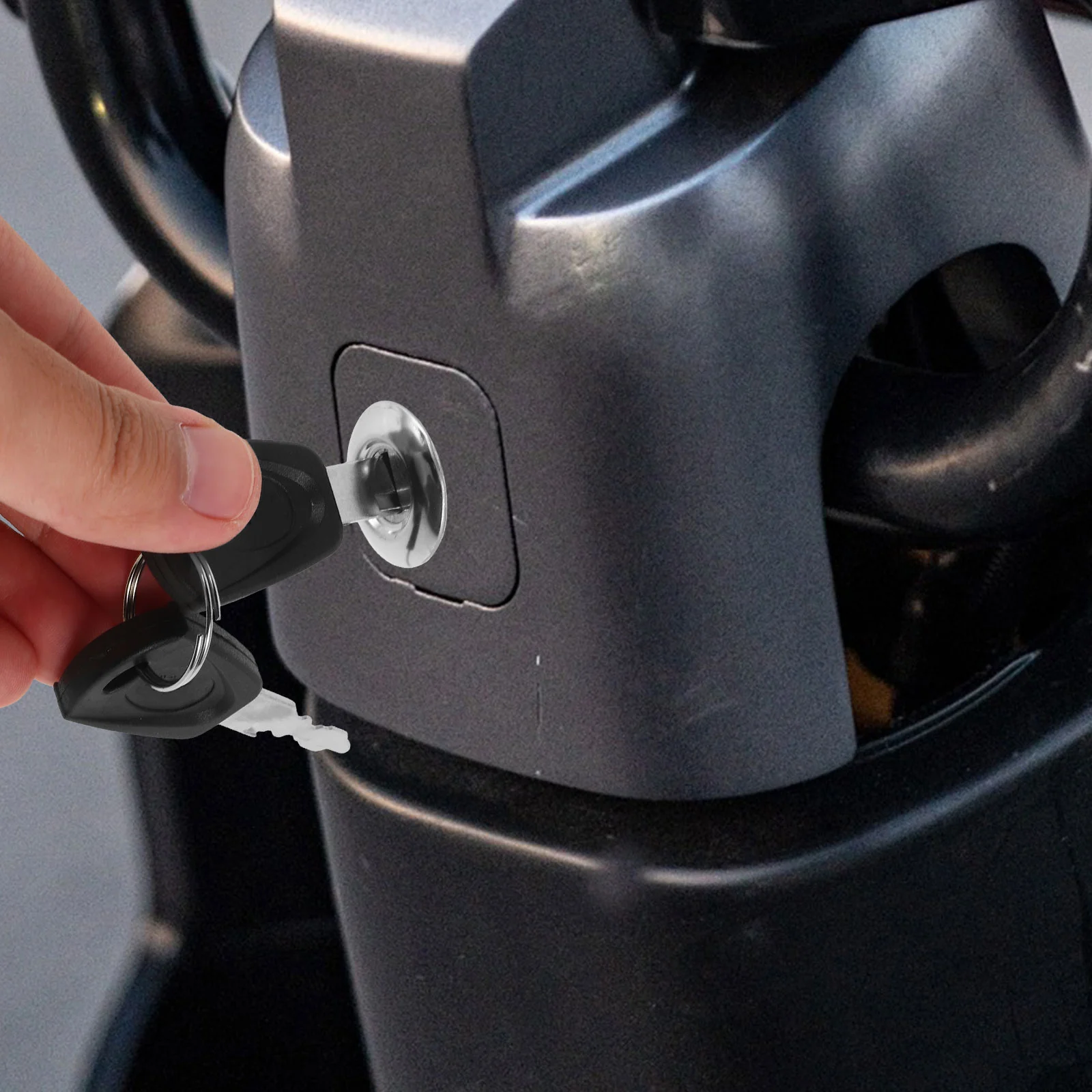 Universal Motorcycle Seat Lock Heavy Duty Electric Scooter Part Replacement Lock Cylinder Security Anti Theft Durable Design - Image 6