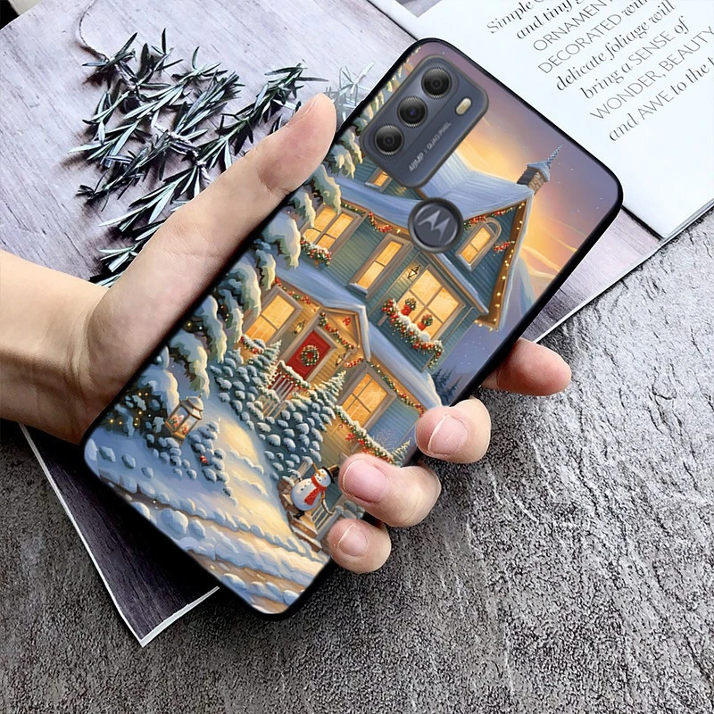 

Christmas Phone Case For Moto G84 G22 G32 G42 G52 G62 G53 G72 G60 G60S G100 G10 G20 G30 G13 G50 G 5G G Pure