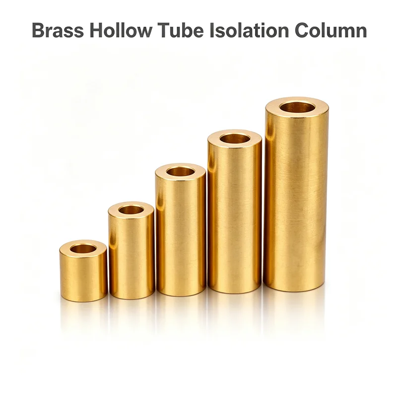 M3-M8 Brass Hollow Tube Precision Straight Round Isolation Column Spacer & Thickened Brass Gasket
