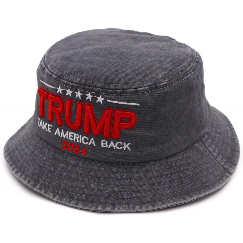 Trump 2024 Bucket Hats for Men Women, MAGA Hat Make America Great Again Donald Trump Slogan Cap Unisex Outdoor