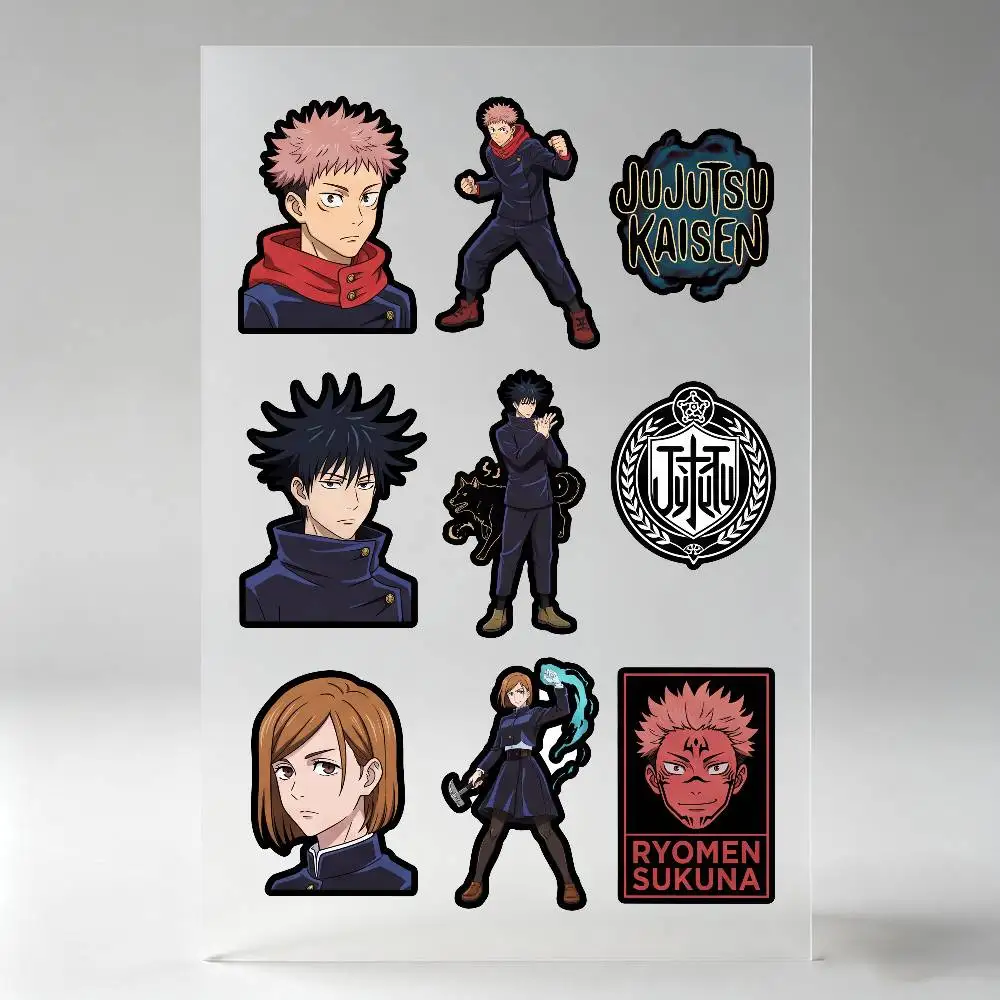 J-Jujutsu Kaisen G-Gojo Satoru Stickers Auto Body Bumper Windows Motorcycle Laptop Walls Vinyl Decal Car Tuning Accessories