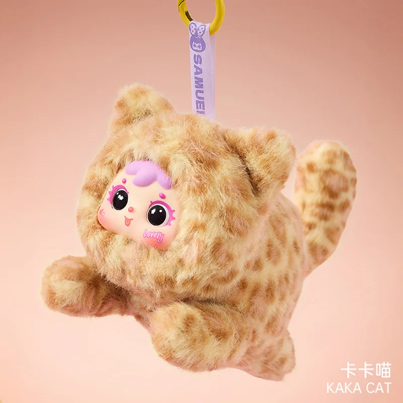 사무엘 산샤오마오 귀여운 순간 시리즈 랜덤 박스 비닐 펜던트 미스터리 박스 애니메이션 피규어 카와이 장식 컬렉션 어린이 선물