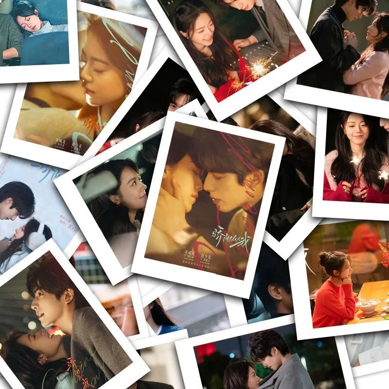 30/50PC No Repeat Song Weilong Zhao Jinmai Lomo Card TV Shine on Me Lin Yusen Drama Stills Pai Li De Photo 3 Inch Small Card