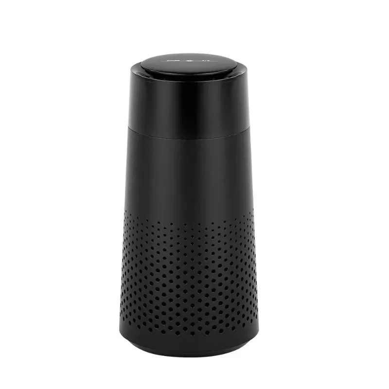 Black Car Travel Light Emitting Diode Light Usb Car Mini Portable Air Purifier