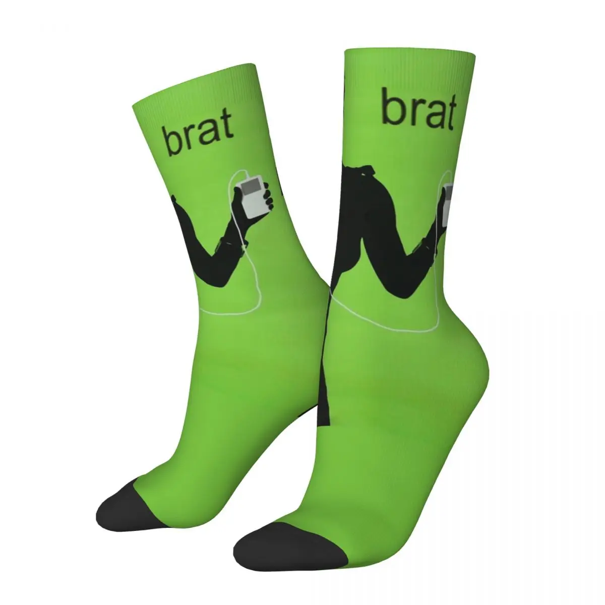 Brat Charli Xcx Album Socks Men Women Casual Special Guest Shygirl Socks Spring Summer Autumn Winter Middle Tube Stockings Gift