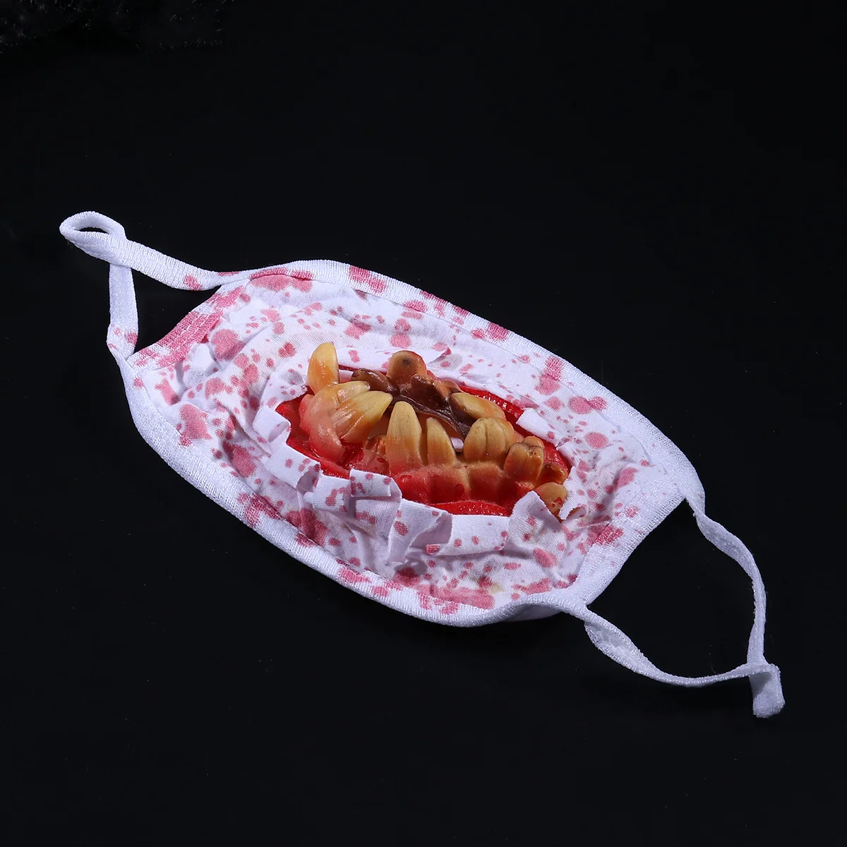 

Creative Ugly Teeth Halloween Mouth Mask Scary Horror Breathing Mask For Party Festival Mischief Costume Props Accessory