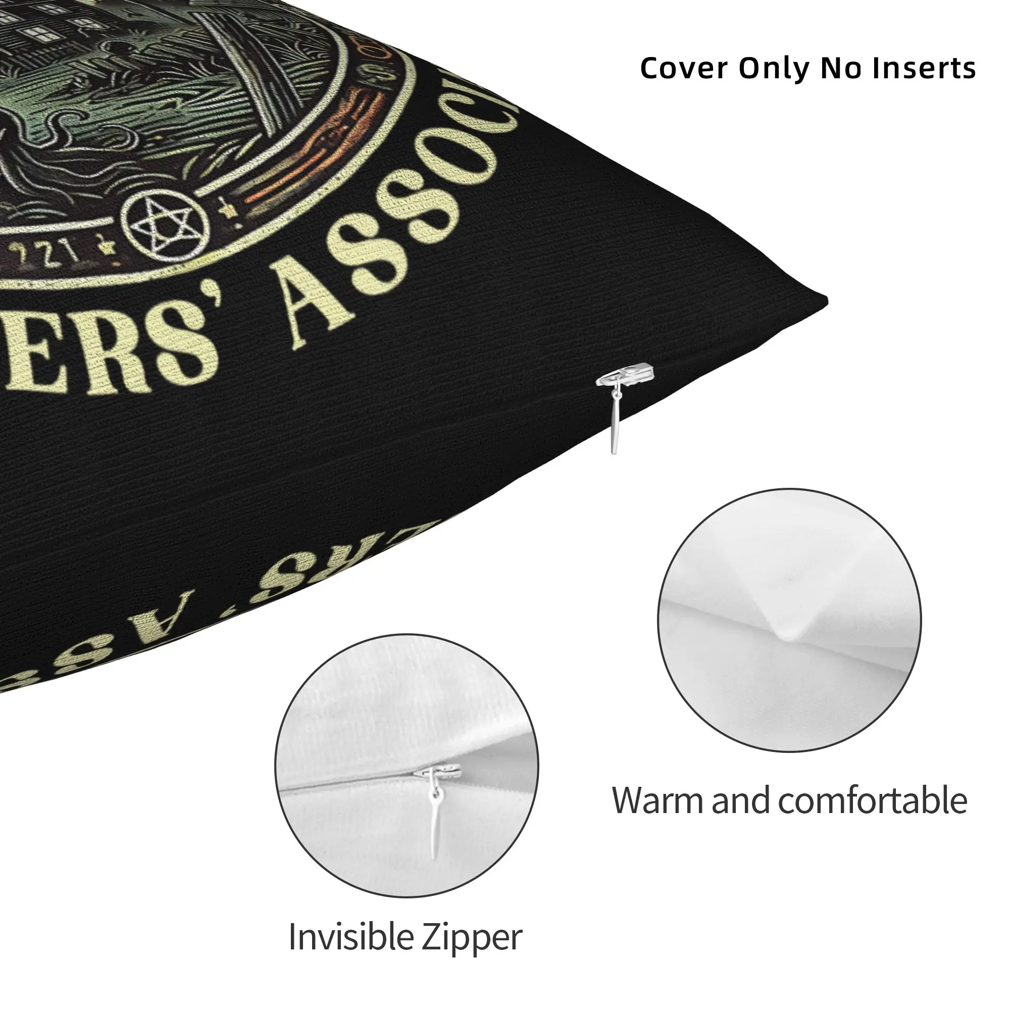 Dunwich Horror Miskatonic Lovecraft Cthulhu Pillowcase Soft Polyester Cushion Cover Necronomicon Throw Pillow Case Cover  Square