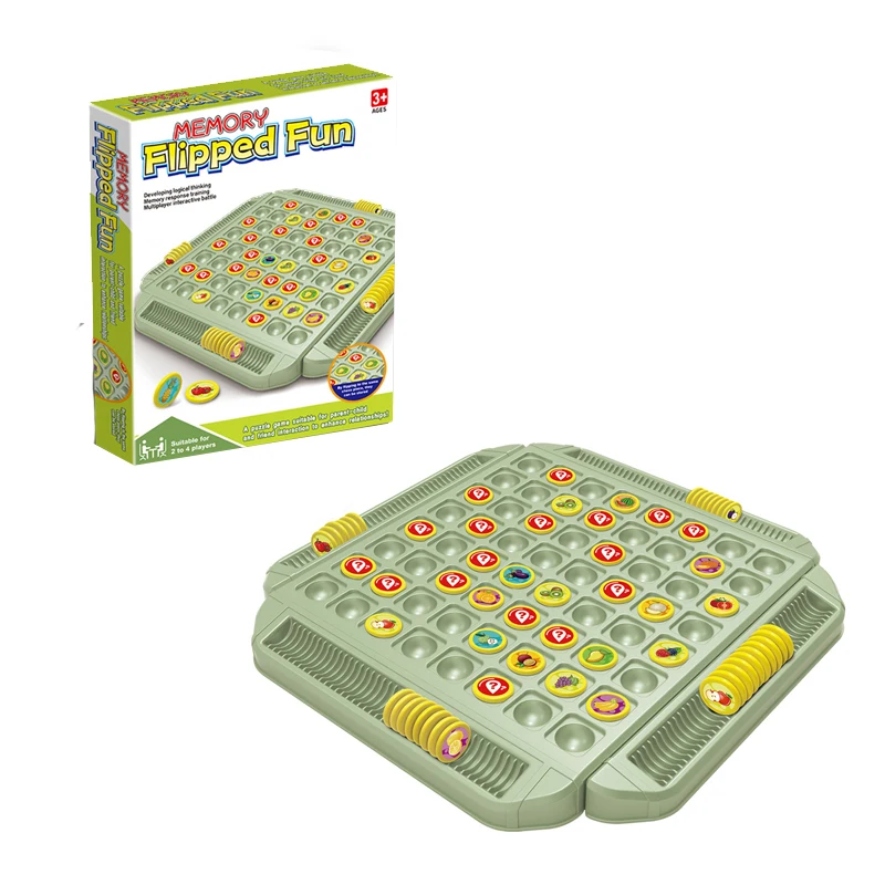 

Fun Flip Game: Logic Thinking Training For Children 2-4 Interactive Early Education Board Games Suitable For Children And Adults