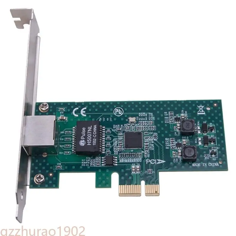 97QB PCIE to RJ45 10/100/1000MBPS 기가비트 이더넷 네트워킹 어댑터 LAN 카드가있는 저 프로파일 브래킷 지원 승리 지원