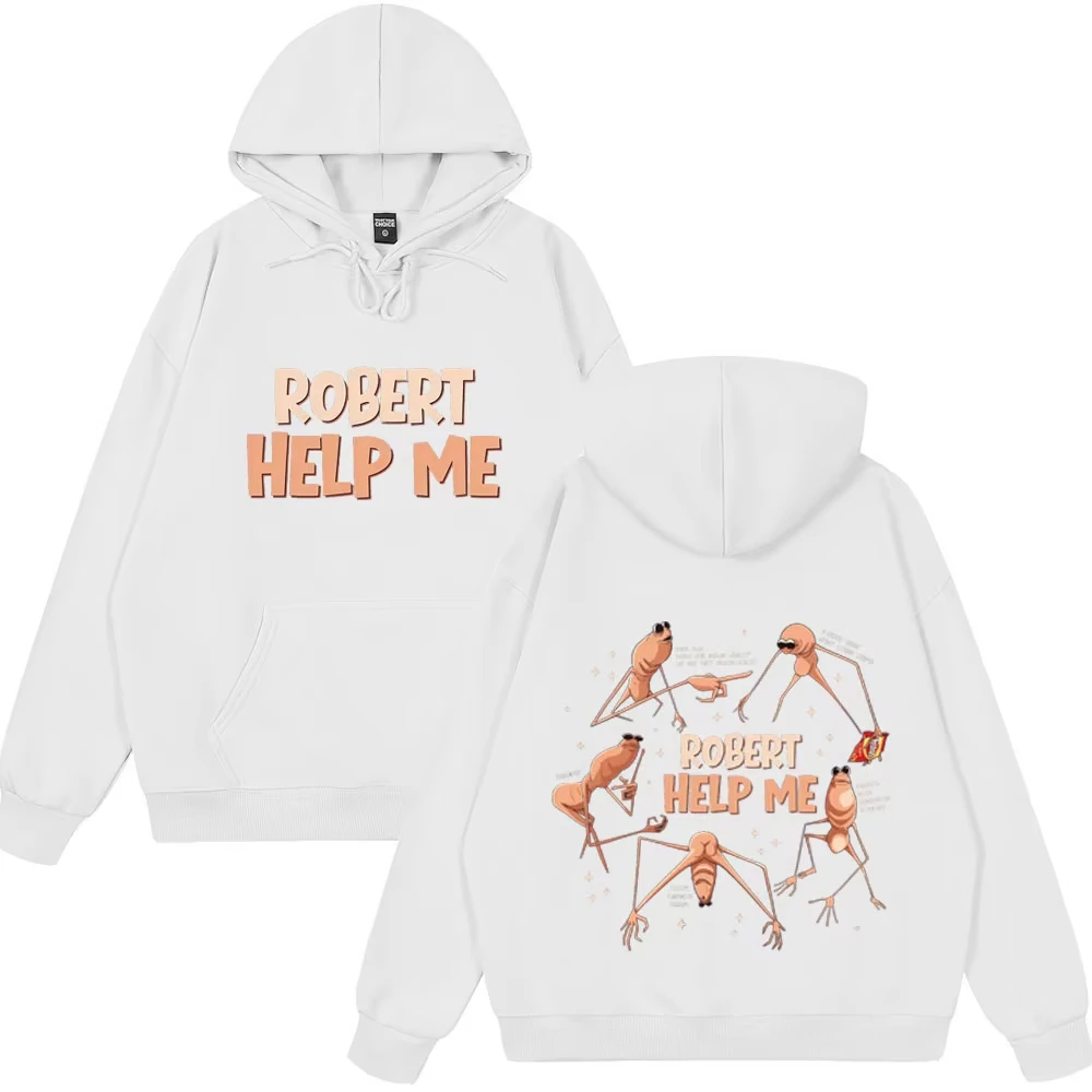

Robert Help Me Marcus The Worm Забавные толстовки с мемами Мужские толстовки высокого качества для пар Зимняя модная куртка с длинными рукавами в стиле хип-хоп