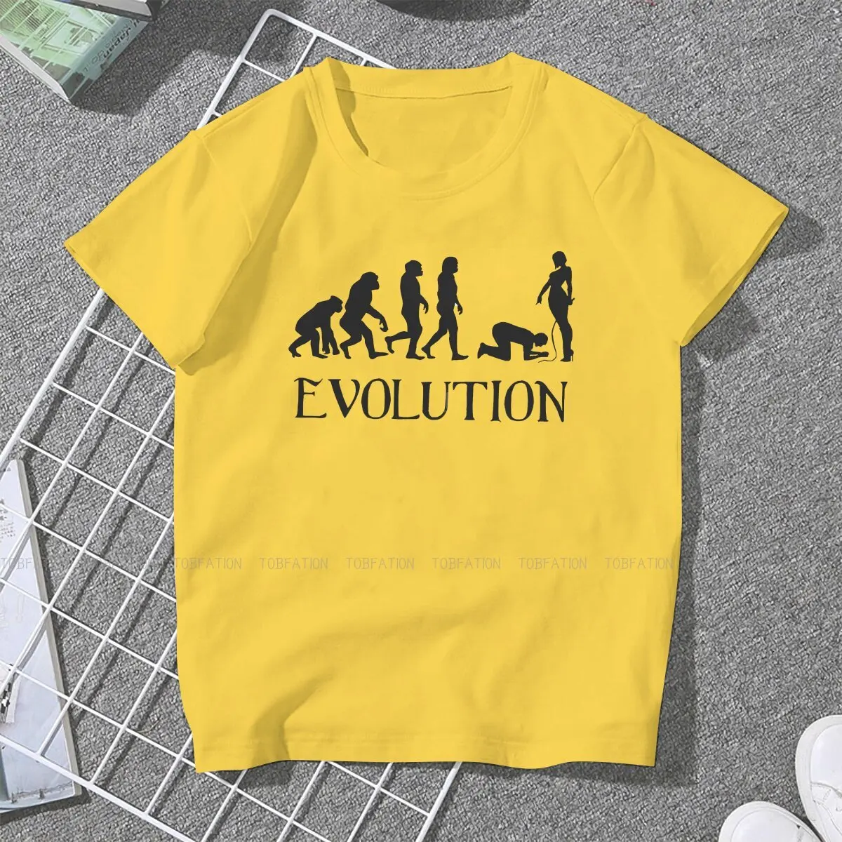 Femdom Evolution Fitted Scoop  Casual TShirt BDSM Bondage Discipline Dominance Submission Sadism Masochism T Shirt Women