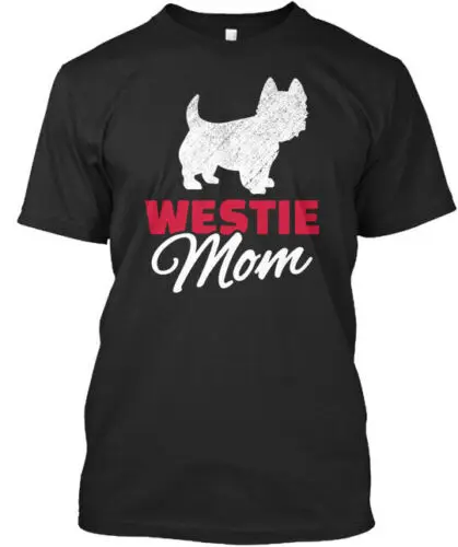 Westie Mom - Premium T-Shirt Made in the USA Size S to 5XL