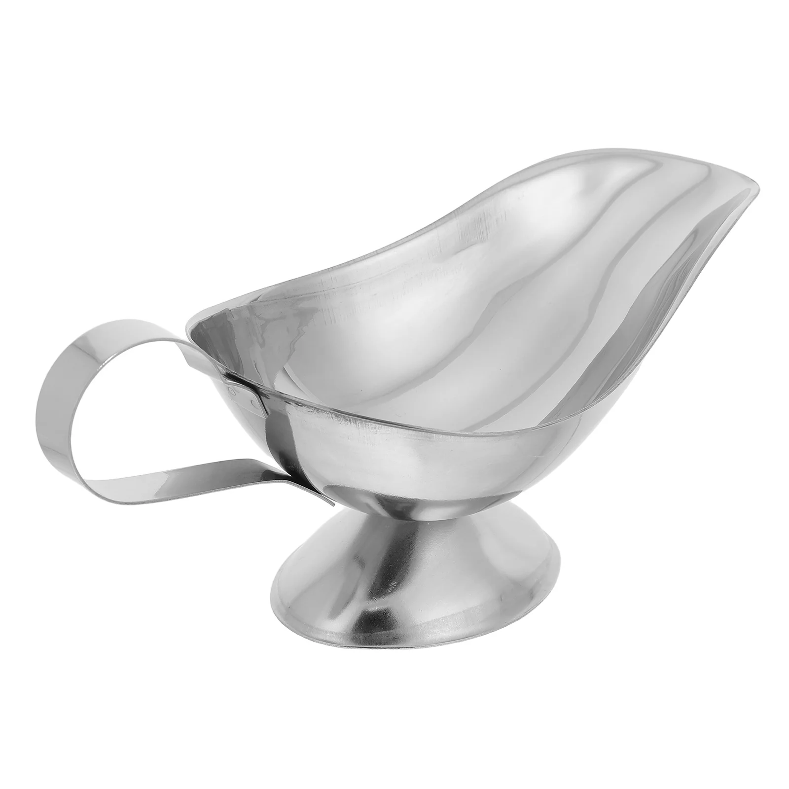 

Stainless Steel Gravy Sauce Bucket Dish 5 Ounce Rustproof Steak Sauce Pourer Condiment Container Gravy Boat