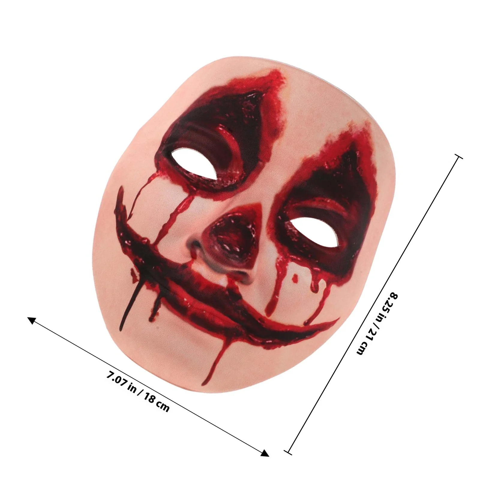 Disfraz de terror realista de Halloween de novia sangrienta, demonio, fantasma, Eva, mujer aterradora, purga, Cosplay, máscara de calavera espeluznante para