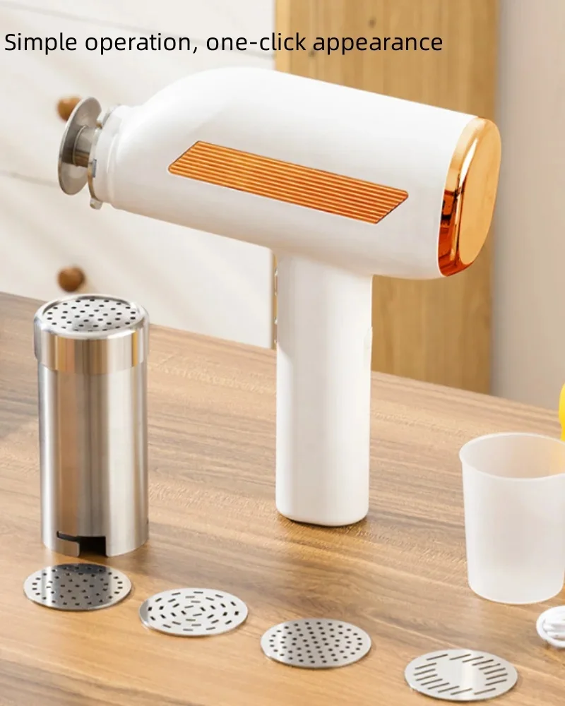 ماكينة صنع المعكرونة اللاسلكية المحمولة بزر واحد، ماكينة صنع المعكرونة الكهربائية المحمولة، أداة المطبخ المنزلية