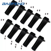 10PCS Baofeng Belt Clip Compatible for Baofeng BF-888S BF-666S BF-777S BF-999S RETEVIS H-777 Walkie Talkie Two Way Radio