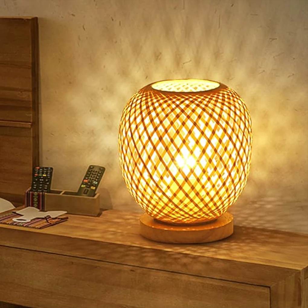 

Wood Bamboo Decorative Table Light Handcrafted With Love For Ambiance In Any Room Handmade Unique