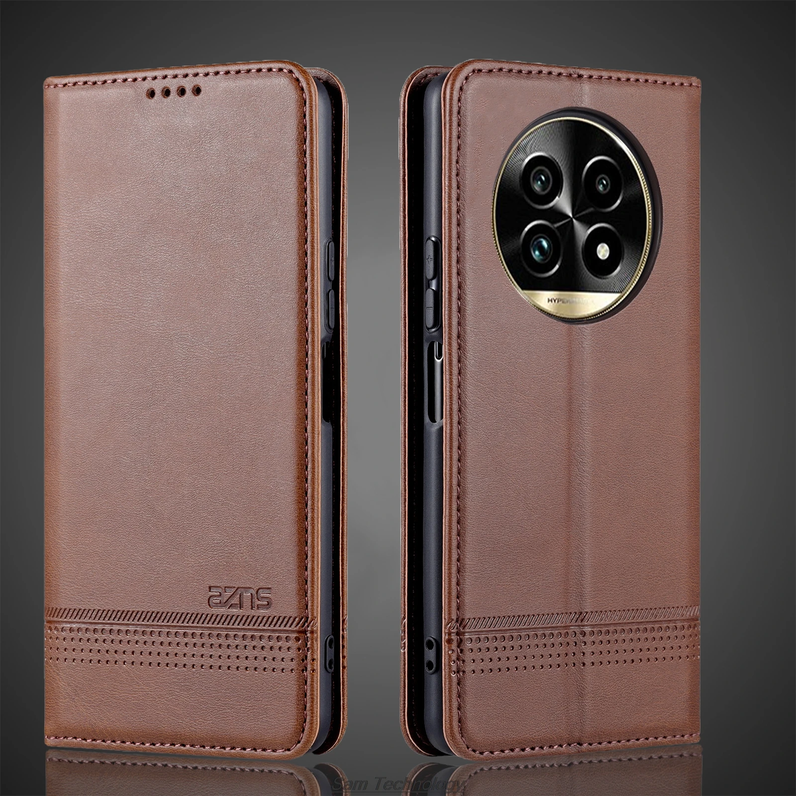 

Magnetic Adsorption Leather Fitted Case for OPPO Realme 13 Pro plus / Realme13 Pro+ Flip Cover Protective Case Capa Fundas Coque