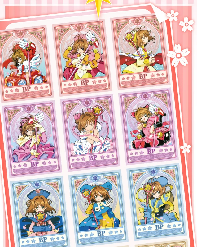 Cardcaptor Sakura Cartões de Edição Colecionável, Personagem de Anime, Especial Raro, Garota Bonita, Presentes de Festa Infantil