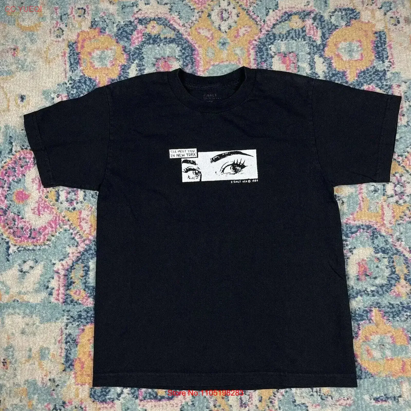 

J Galt USA 1984 T Shirt I ll Meet You In New York Made Size Small vintage Washed designer clothes Versatile fashion Slightly