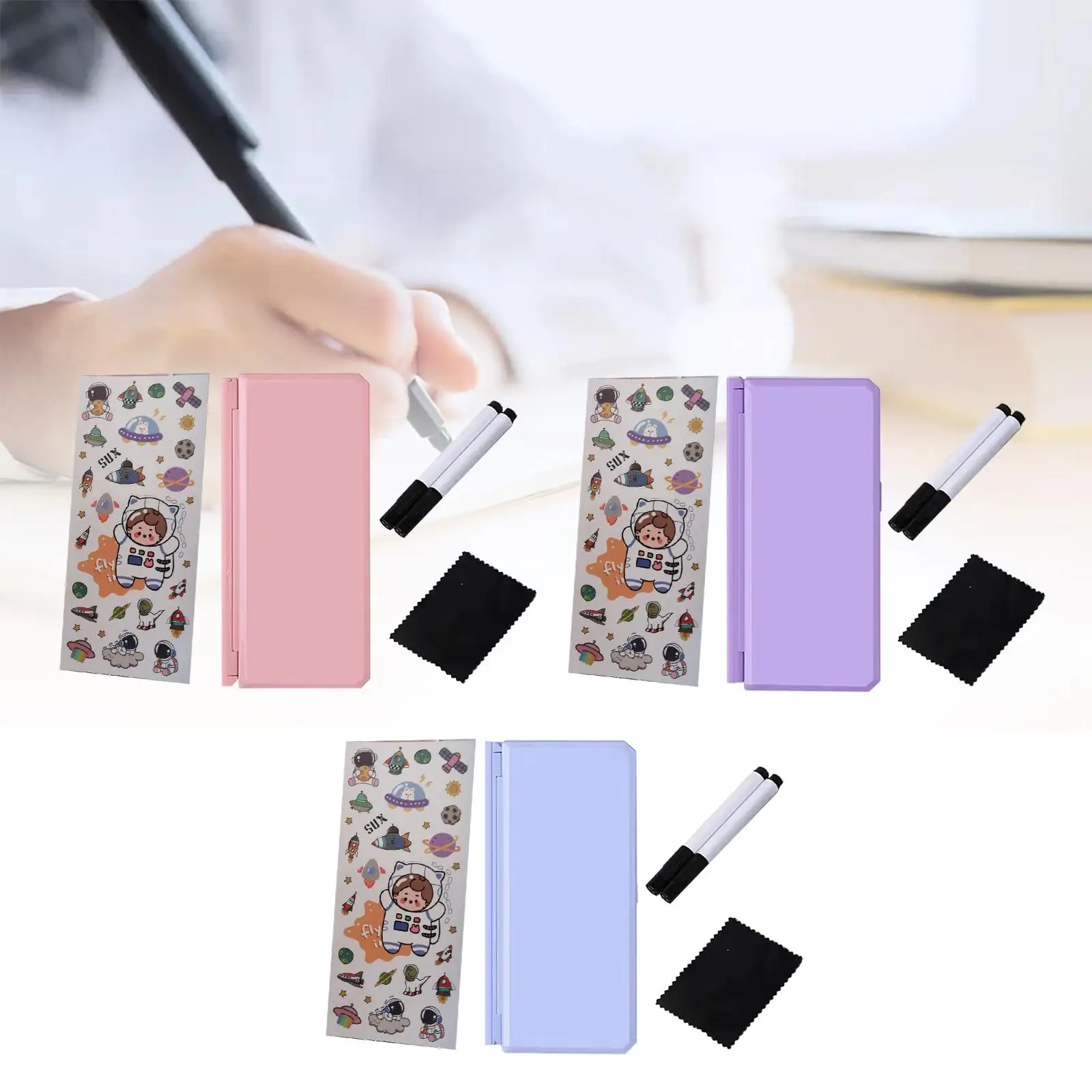 Pencil Case Reading Rack Cute Stationery Organizer Box for Tape Ruler