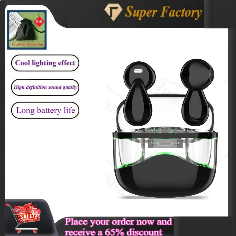 

Call noise reduction comfortable to wear semi in ear 6-hour battery life cycling sports music games wireless Bluetooth earphones