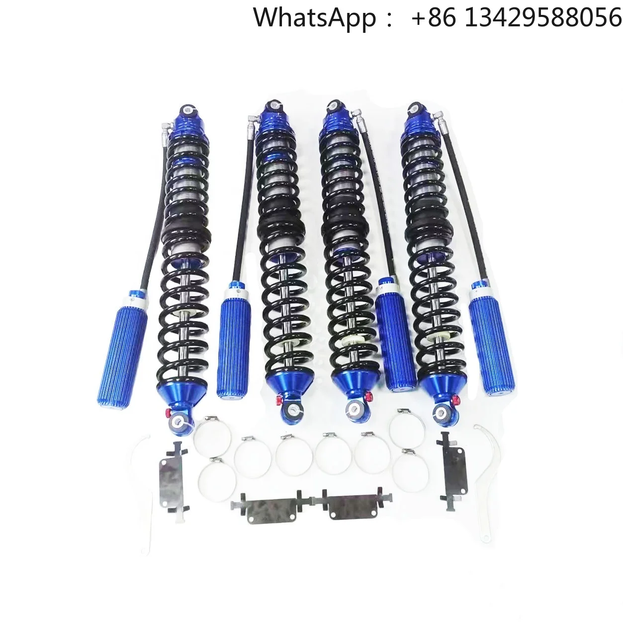 4x4 Off-Road Adjustable Shock Absorber 8 Stages Compression 6 Stages Rebound Set Front Rear Compatible Jee-p XJ 12\