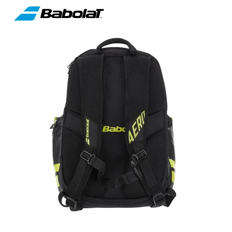 BABOLAT PURE AERO Tennis Backpack STRIKE Tim Model Tennis Racket Bag 2-Pack Unisex Yellow Portable Squash Padel Beach Tennis Bag