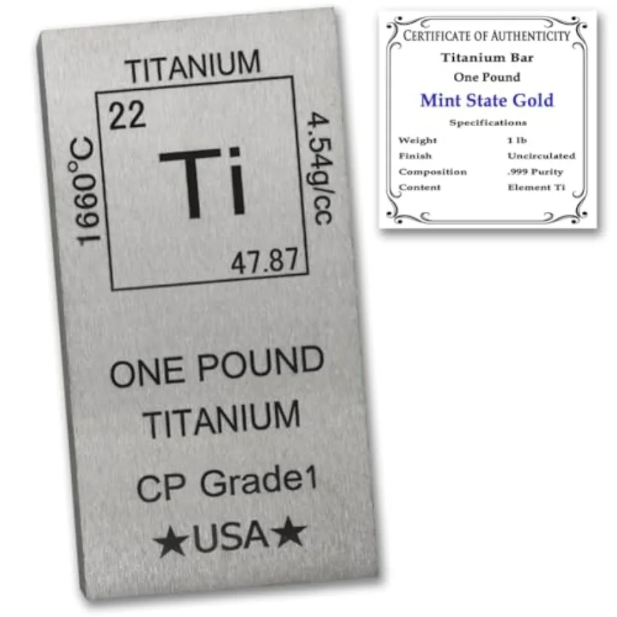 1 Lb Titanium Bar B…