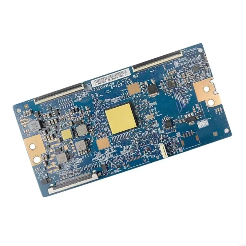 J1HF T550HVN08.2 T-Con Board with 55T23-C03 Marking and Visible Ribbon-Cable Connectors for Careful Comparison with Your