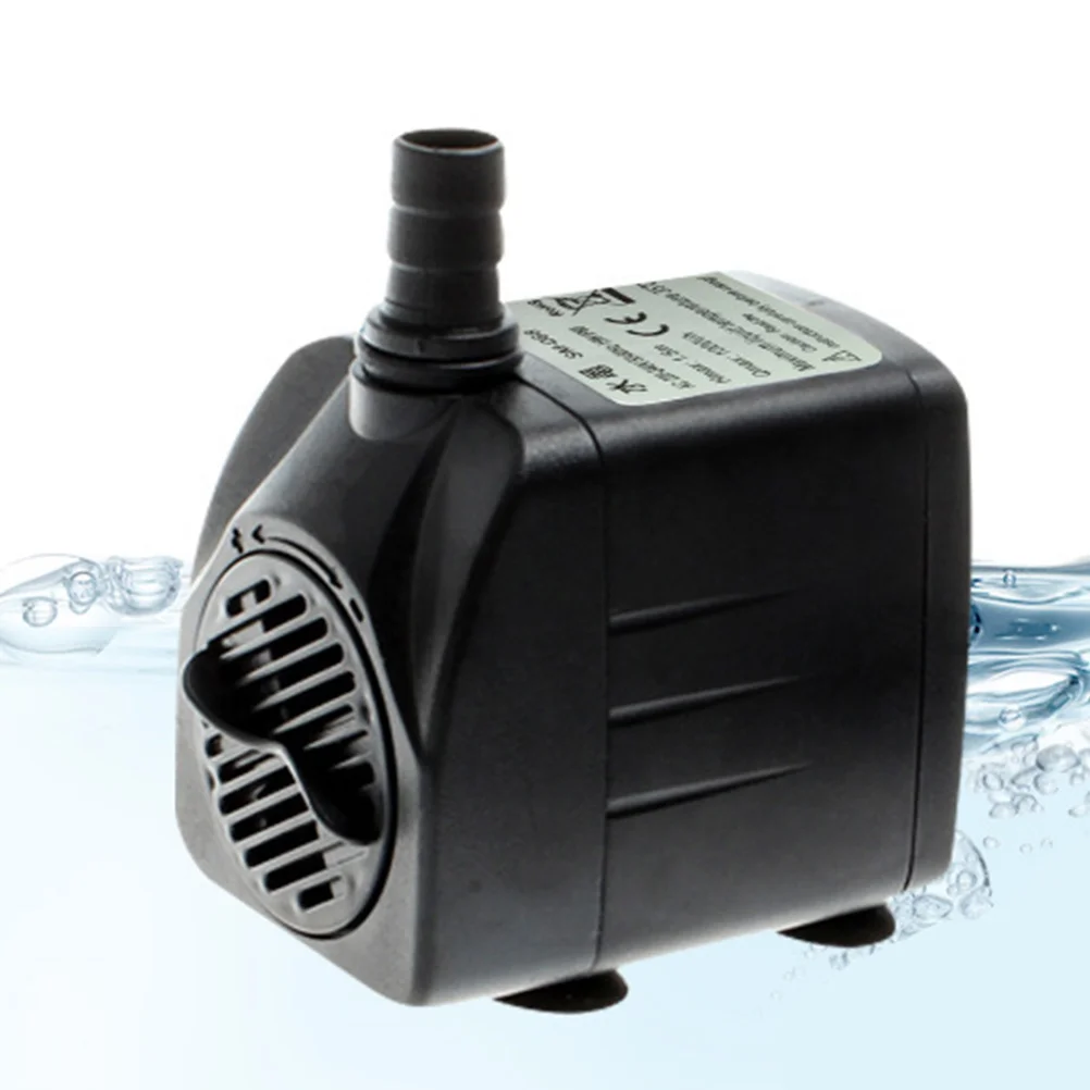 

Mini Powerful Submersible Water Pump Black Us Plug Energy Saving Quiet Operation Adjustable Flow Rate for Fountains Ponds