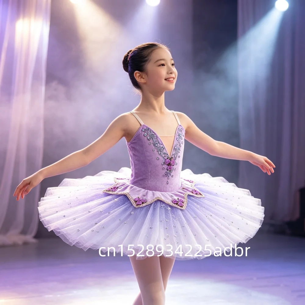 Purple Professional Ballet Tutu Dress Girls Ballet Skirts Adult Women Ballerina Party Ballet Dance Costumes Girl Adults