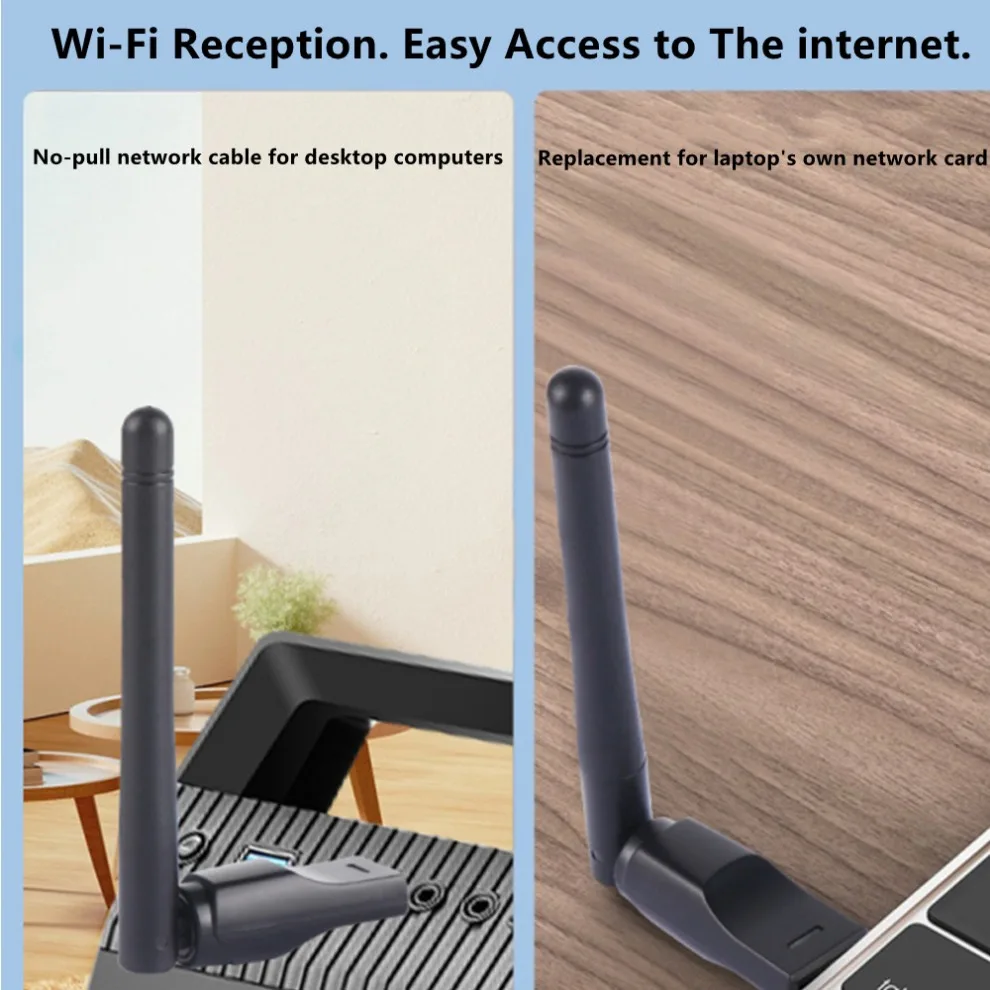 150Mbps MTK7601 بطاقة الشبكة اللاسلكية USB صغير واي فاي محول LAN واي فاي استقبال دونغل هوائي 802.11 b/g/n للكمبيوتر ويندوز