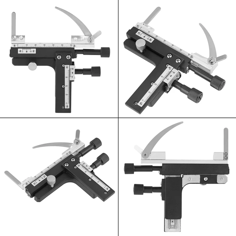 FULL-Microscope Mechanical Stage, Mechanical Stage Microscope, Professional Attachable Mechanical Stage Caliper With Scale