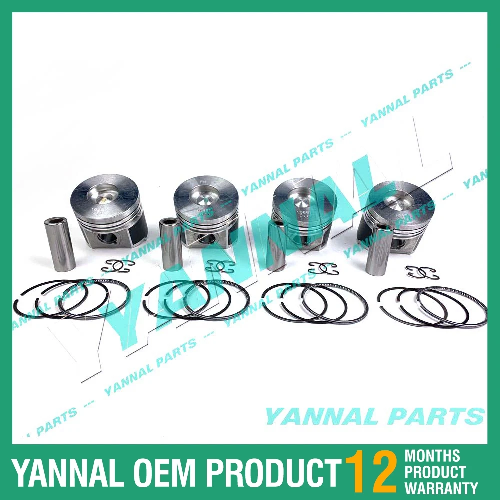 

Good Quality 1G861 1G796 Piston Pin & Ring Set For Kubota Bobcat 87mm STD V2203 V2403