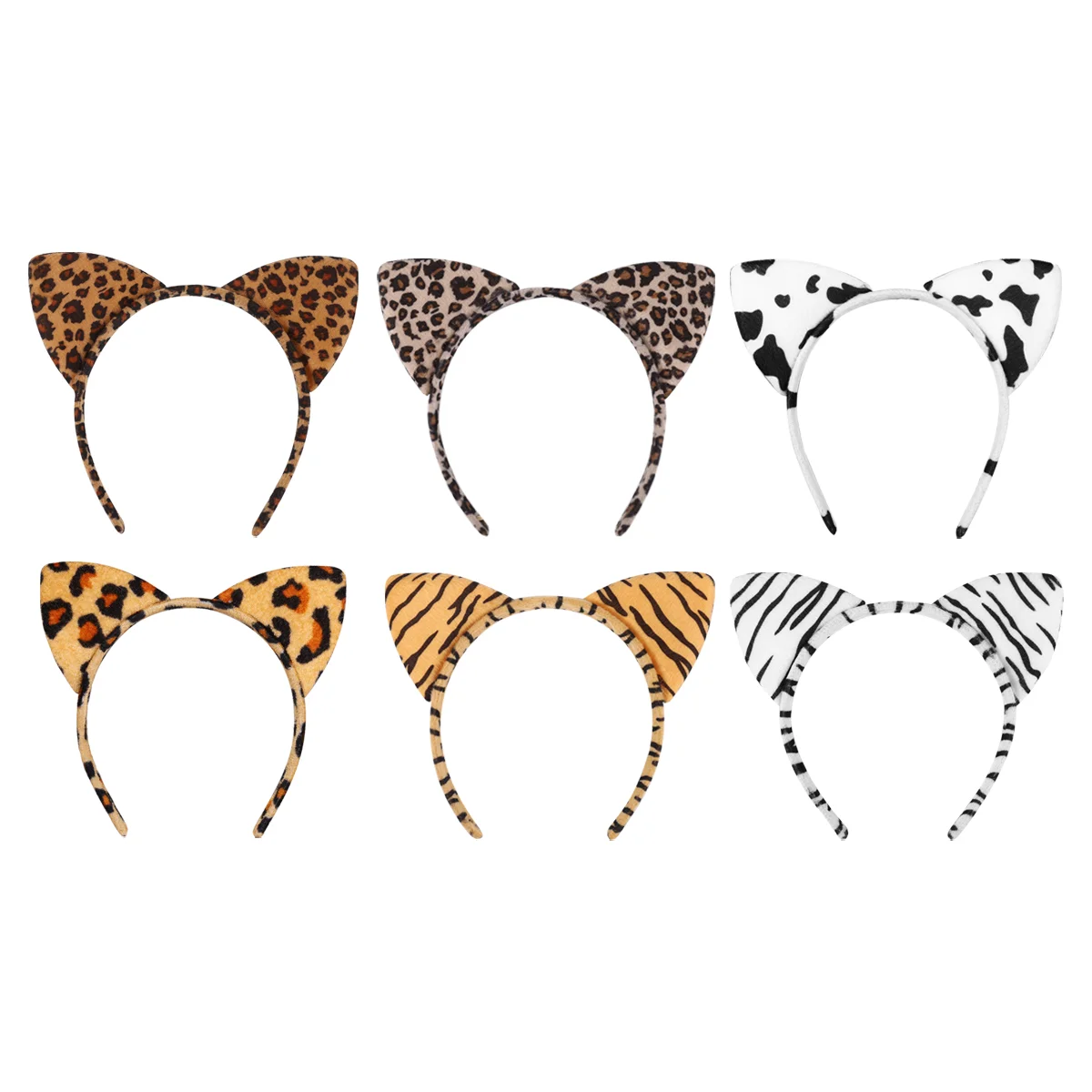 

Hair Hoop Cat Ear Headband Animal Party Hairband Accessory for Bands Leopard Print