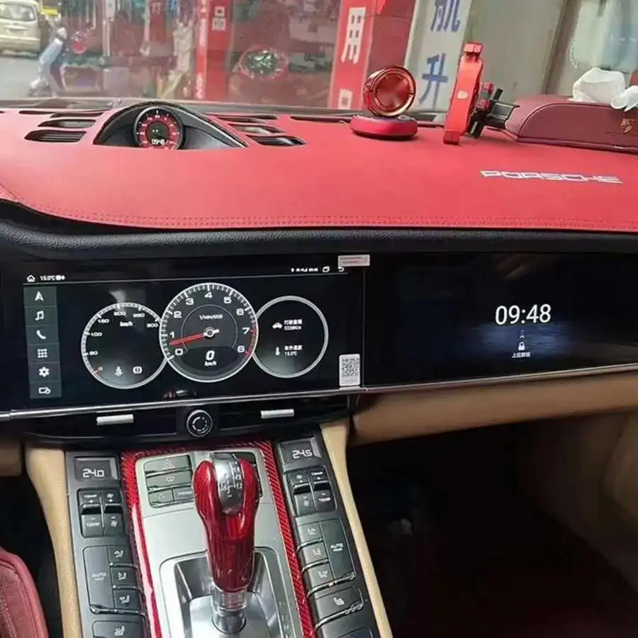 12inch+12inch Android Multimedia Video Player Carplay NavigationFor Porsche Cayenne Porsche Panamera Interactive Dual Screen