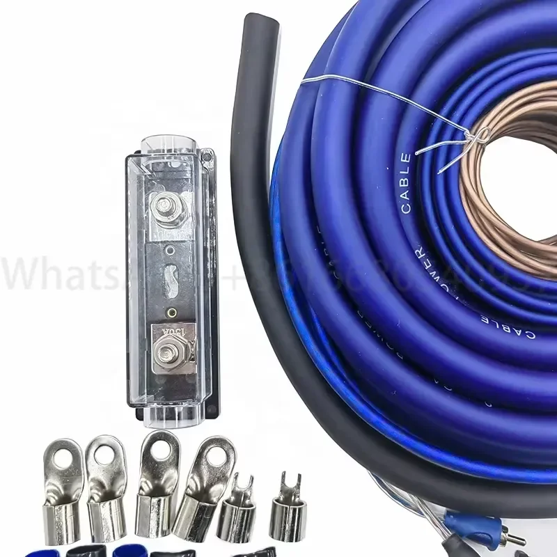 1/0 Gauge AWG CCA Copper Clad Aluminum 100% Specification Car Auto Audio Speaker Amplifier Amp Install Wiring Kits