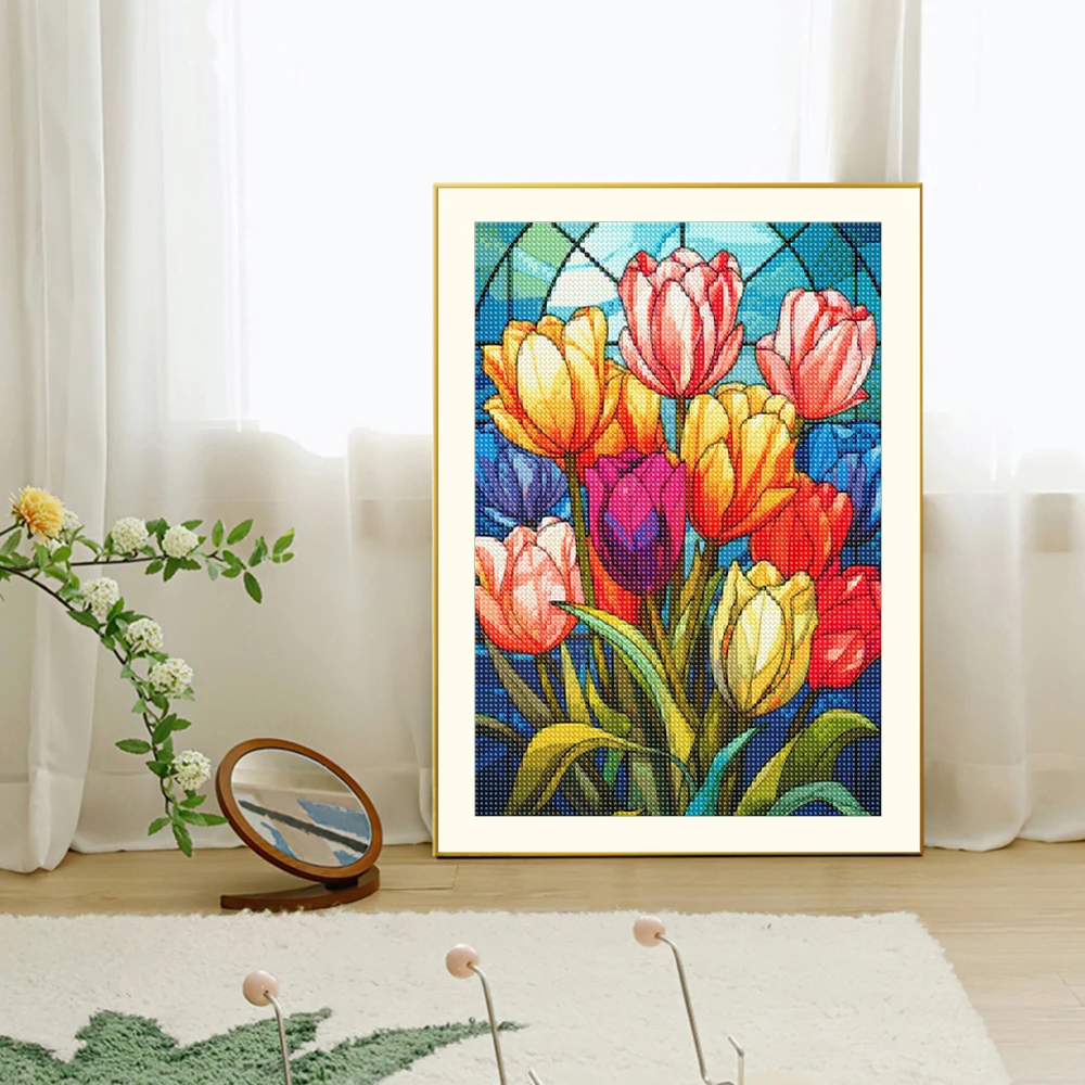 5D Diy Diamond Painting Jesus Flower Art Sunflower Animal Mosaic Embroidery Full Rhinestone Cross Stitch Set Home Decor Gifts