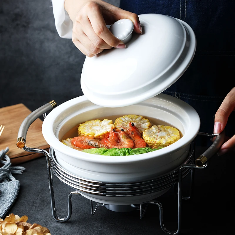 Ming Lu Tang Wo Circular with Lid Soup Bowl