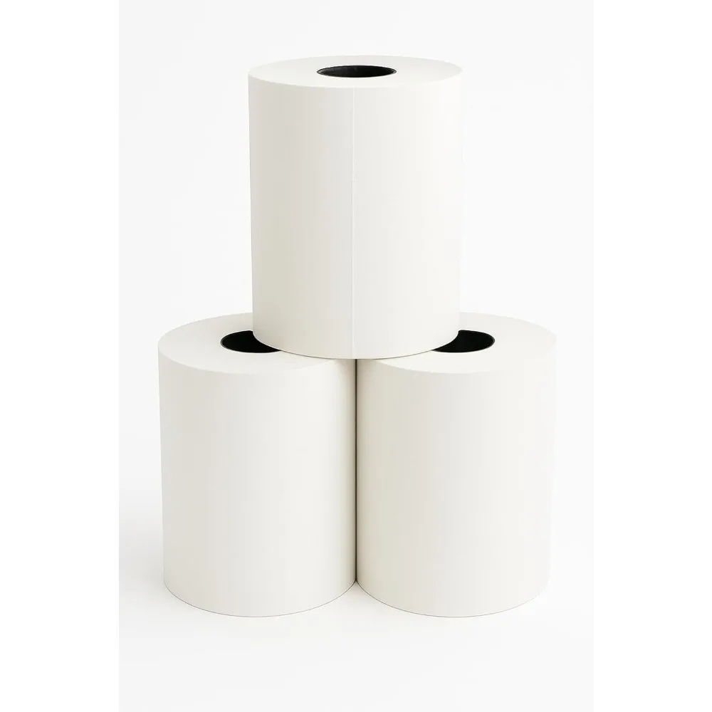 Paquet de 50 papiers de reçus thermiques écologiques, 3-1/8" x 230 pieds, 46 g/m2