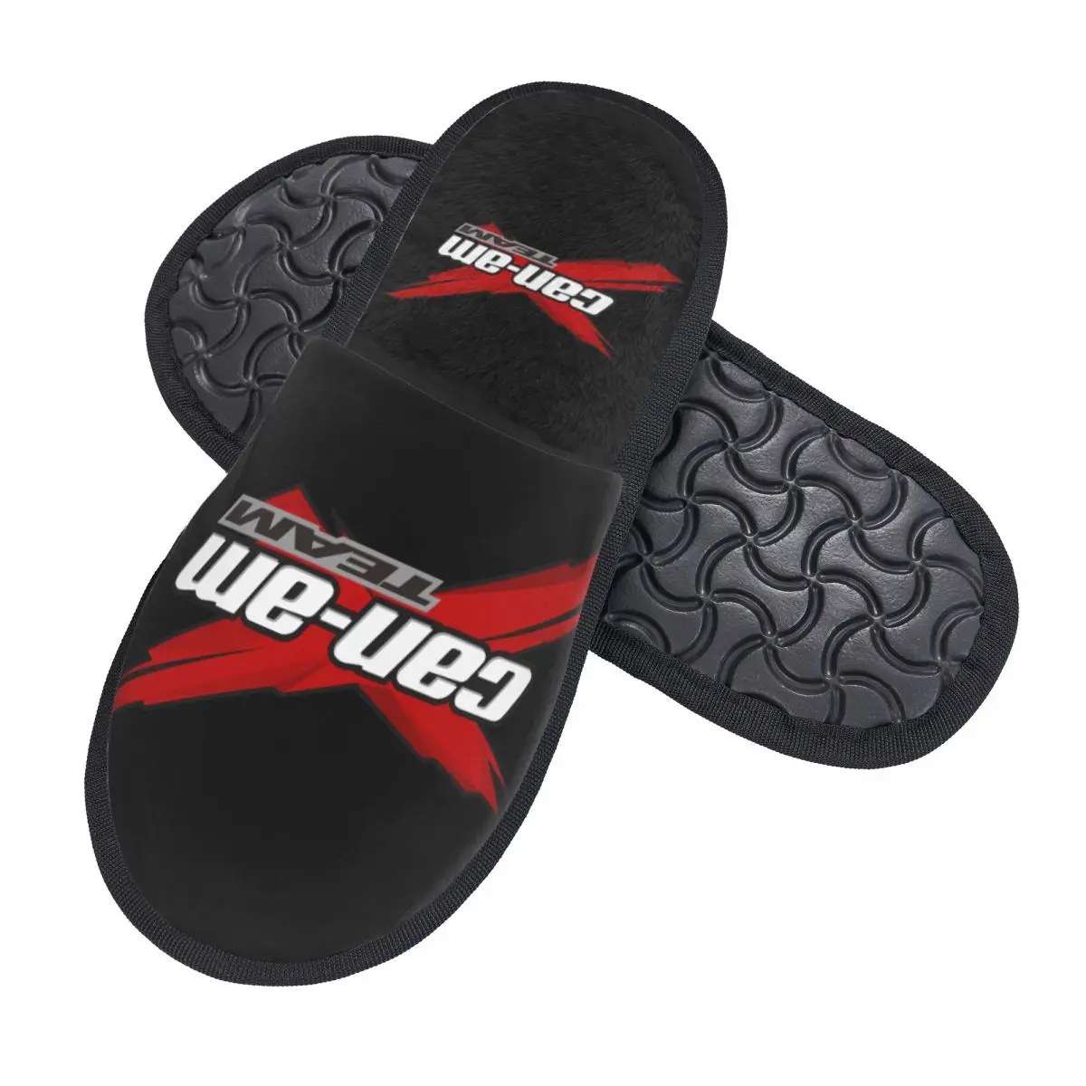 Custom Can Am BRP ATV Logo House Slippers Women Comfy Memory Foam Slip On Bedroom Slipper Shoes