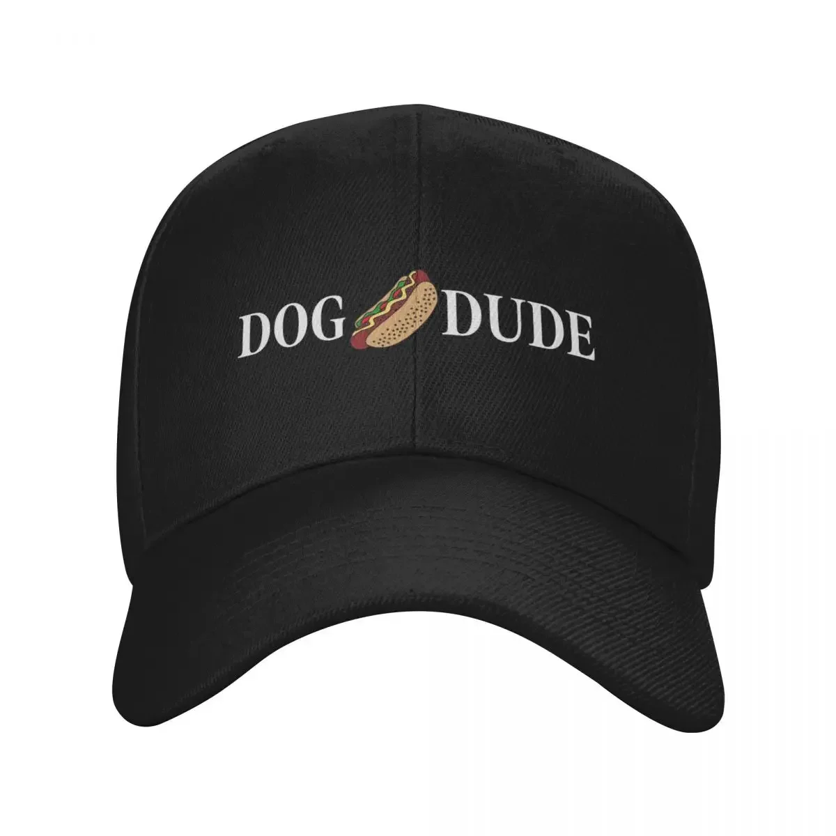 Hot Dog Dude Summer Chicago Style Horizontal Baseball Cap Hat Beach golf hat genuine Luxury Man Hat Golf Women Men's