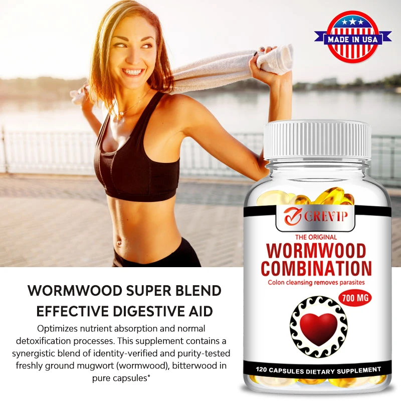 Wormwood Combination - with Black Walnut, Clove - Colon Cleansing and Detoxification, Digestive Health