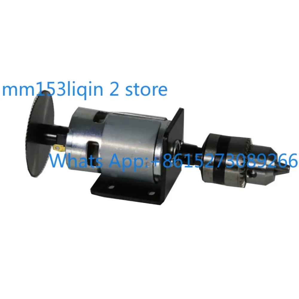 

775 Multifunctional Table Saw Table Mill with B12 Chuck 80 Watt High Power 795 Double Out Shaft DIY Motor