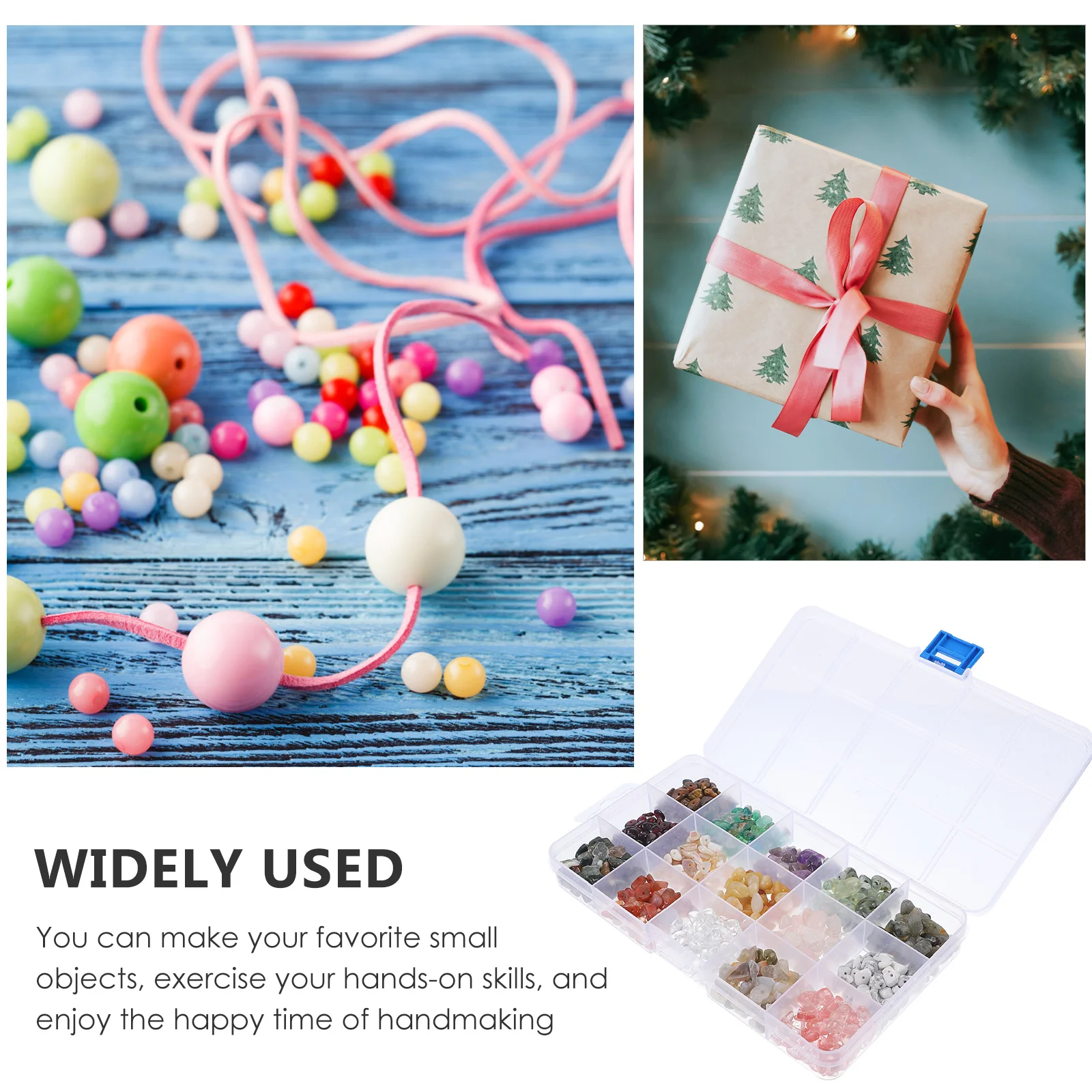 

Natural Stone Beads Gravel Necklace Bracelet DIY Jewelry Making Loose Irregular Gemstone Crafts 6mm 8mm 10mm Multi for Handmade