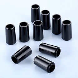 Embouts de golf en plastique noir 0.355, 9.2x24.5x13.4mm, adaptés aux fers, accessoires de remplacement d'arbre de club, haute qualité, 10 pièces