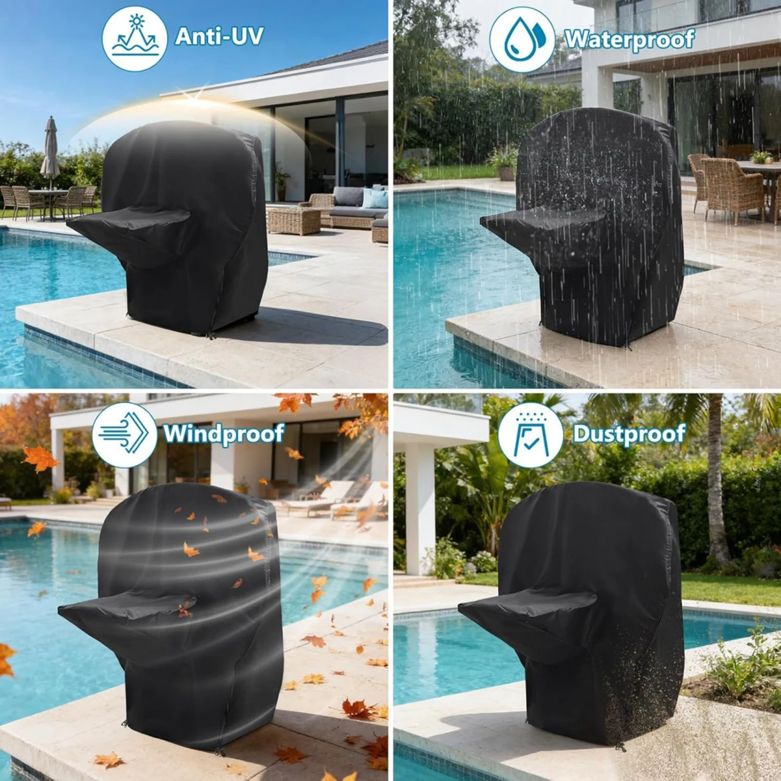 Pool Cover Waterproof - Pool Equipment Cover Waterproof Oxford Cloth